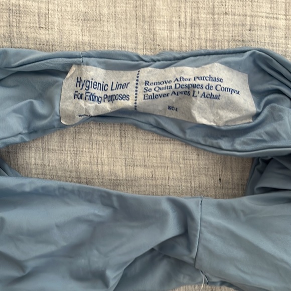 NWT Pacsun Solero Swim Eco Blue high waisted bikini bottom - Picture 6 of 6